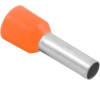 Show details for  Bootlace Ferrule, 4mm², Copper, Orange [Pack of 100]