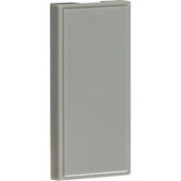 Show details for  Half Blanking Modules, 25mm x 50mm, Grey (Pack of 10)