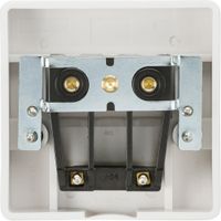 Show details for 45A Cooker Connection Unit, 1 Gang, White, Square Edge Range