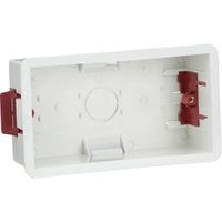 Show details for  47mm Dry Lining Box, 2 Gang, White