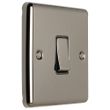 Show details for  20A Double Pole Switch, 1 Gang, Black Nickel, Black Trim, Enhance Range