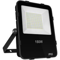 Show details for  150W Commercial Floodlight, 4000K, Black, IP65, Atlas Range