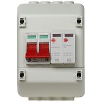 Show details for 100A Enclosed Insulated Isolator, 2 Pole, 400V, IP20