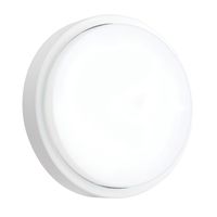 Show details for  Rond Bulkhead, 12W, 1000lm, 4000K, IP54, White