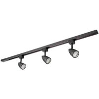 Show details for  Triple Track Spotlight Kit, GU10 (Lamps Not Included), Matt Black, Bullett Range