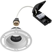 Show details for  Trimless Round Downlight, GU10 (Lamp Not Included), Matt White, IP20