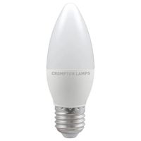Show details for  5.5W LED Candle Thermal Plastic Lamp, 6500K, 470lm, E27, Non Dimmable