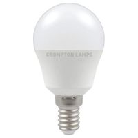 Show details for  5.5W LED Round Thermal Plastic Lamp, 6500K, 470lm, E14, Non Dimmable