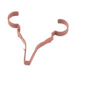 Show details for  Safe-D Stag-Clip 6-8mm Single Red [Pack of 50]