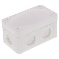 Show details for  COMBI 206 Junction Box, 85mm x 49mm x 51mm, Polypropylene, IP66 / 67, White