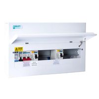 Show details for  5+5 100A DP Isolator+ 2x80/30 RCD Consumer Unit c/w SPD