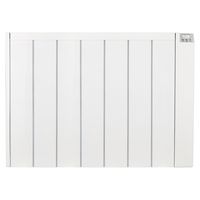Show details for  2kW Ceramic Electric Panel Heater with 24/7 Timer, 800 x 80 x 580mm, LED, White, Lot 20 Compliant
