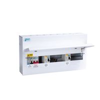 Show details for  7+6 100A DP Isolator+ 2x80/30 RCD Consumer Unit c/w SPD