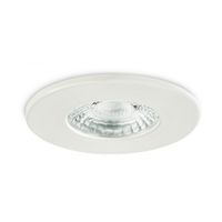 Show details for  GU10 Fire Rated Fixed Downlight, IP20, White