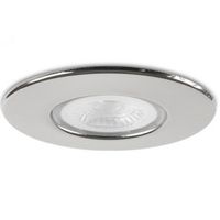 Show details for  H2 Lite Dimmable Fire Rated Downlight, 4.4W, 460lm, 4000K, IP65, Chrome