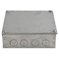 Show details for  Metal Adaptable Box with Knockouts (6" x 6" x 2")