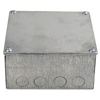 Show details for  Metal Adaptable Box with Knockouts (6" x 6" x 3")