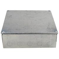 Show details for  Metal Adaptable Box with Knockouts (9" x 9" x 3")