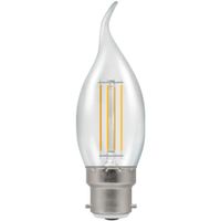 Show details for  5W LED Candle Lamp, B22, 2700K, Dimmable, Clear