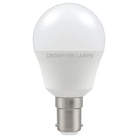 Show details for  5.5W LED Round Thermal Plastic Lamp, 2700K, 470lm, B15d, Non Dimmable
