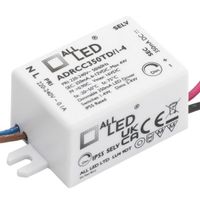 Show details for  Constant Current LED Driver, 1W-4W, 350mA, Dimmable, IP55