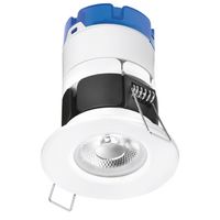 Show details for  mPro™ Fixed Dimmable Fire Rated Downlight, 600lm, 3000K, IP65, White