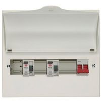 Show details for  100A Main Switch High Integrity Consumer Unit with RCD, 7 Way, Steel, IP2XC