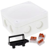 Show details for  COMBI 308 Junction Box with Terminal Block, 85mm x 85mm x 51mm, Polypropylene, IP66 / 67, White