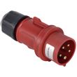 Show details for  16A Industrial Plug, 415V, 3P+N+E, IP44, Red