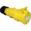 Show details for  32A Industrial Connector, 110V, 2P+E, IP44, Yellow