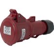 Show details for  16A Industrial Connector, 415V, 3P+E, IP44, Red