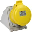 Show details for  32A Industrial Surface Socket, 110V, 2P+E, IP44, Yellow