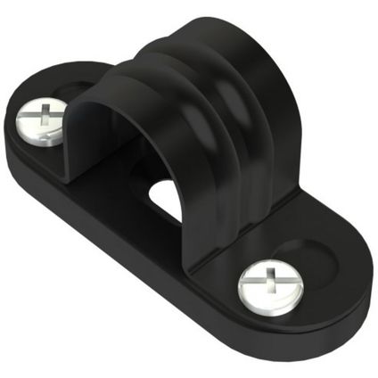 SBS25BL Metpro Fire Resistant Spacer Bar Saddle, 25mm, Steel, Black ...