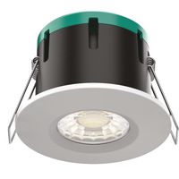 Show details for  Scorch Fire-Rated CCT Switchable Downlight, 8W, 680lm, 3000K / 4000K / 6000K, IP65, White