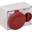 Show details for  32A Horizontal Switched Interlocked Socket, 415V, 3P+N+E, IP67, Red