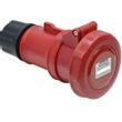 Show details for  32A Industrial Connector, 415V, 3P+N+E, IP67, Red