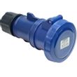 Show details for  32A Industrial Connector, 240V, 2P+E, IP67, Blue