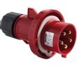 Show details for  32A Industrial Plug, 415V, 3P+N+E, IP67, Red