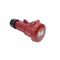 Show details for  16A Industrial Connector, 415V, 3P+N+E, IP67, Red