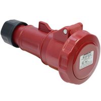 Show details for  16A Industrial Connector, 415V, 3P+N+E, IP67, Red