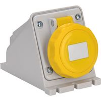 Show details for  16A Industrial Surface Socket, 110V, 2P+E, IP67, Yellow