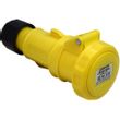 Show details for  16A Industrial Connector, 110V, 2P+E, IP67, Yellow