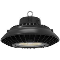 Show details for  100W Circular LED Highbay, 5000K, 15000lm, Dimmable, IP65, Black, 3Hr Emergency