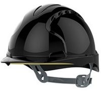 Show details for  Safety Helmet with Slip Ratchet, Black, Vented, EVO®2 Series