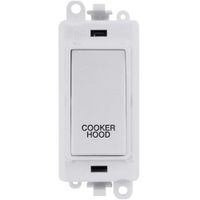 Show details for  20AX Double Pole Switch Module 'Cooker Hood', White, GridPro Range