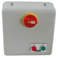 Show details for  30W Star Delta Starter with Isolator, 415V, 3 Pole, Grey, IP55