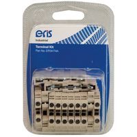 Show details for  DIN Rail Terminal Kit, 10 x 4mm Grey , 1 x End Plate, 2 x End Stops
