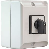Show details for  20A Enclosed Changeover Switch, 2 Pole, Polycarbonate, Surface Mount, IP65