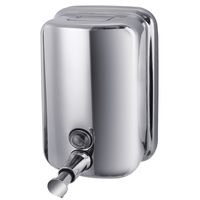 Show details for  Manual Soap (Sanitiser) Dispenser - Stainless Steel