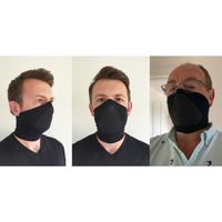 Show details for  Anti-Bacterial Face Mask - Black